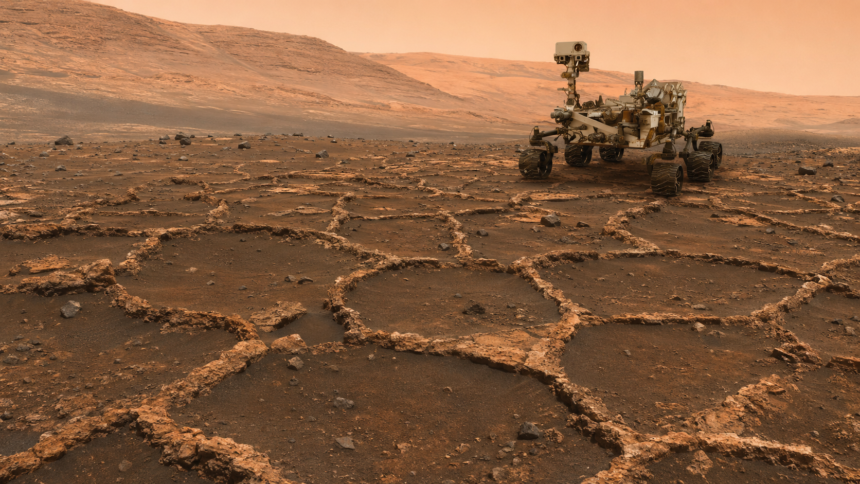 Curiosity raziskuje skrivnostne vzorce v obliki satovja na Marsu
